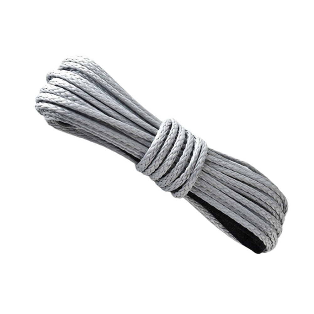 Baguer Synthetic Winch Rope 1/4 Inch X 50 Ft, 8200 Lbs Breaking ...
