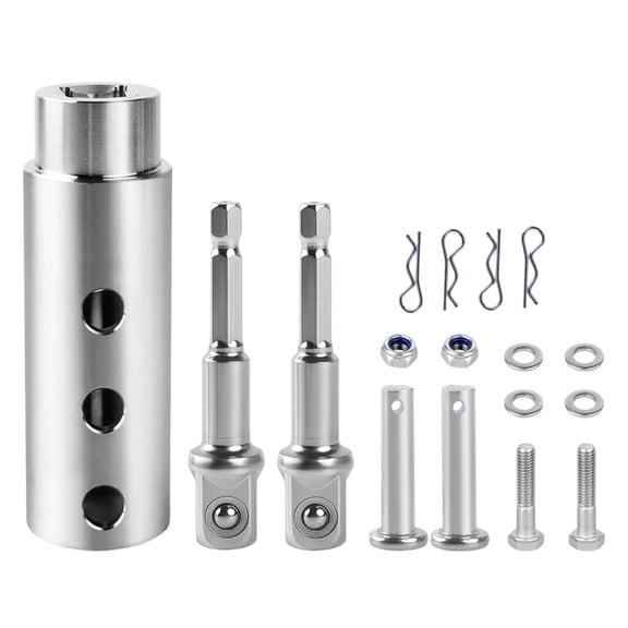 Baguer Trailer Jack Drill Bit Kit, Bolt Washers and R-Pins, for Cars and for Rvs,Simple Operation, One Step Use, Save Your Time