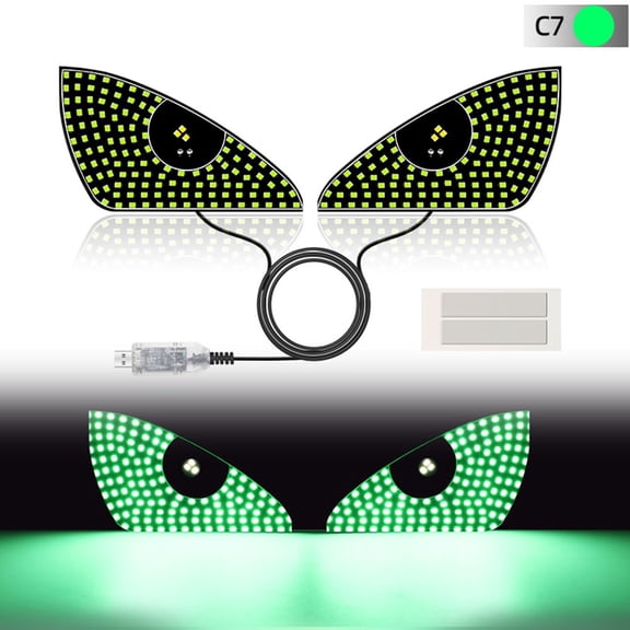 Baguer Vibrant Rgb Led Car Stickers Set of 2 for Eye Catching Vehicle Illumination