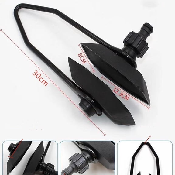 Baguer Water Flusher for Outboard Motors Quick Setup With Standard Garden Hoses
