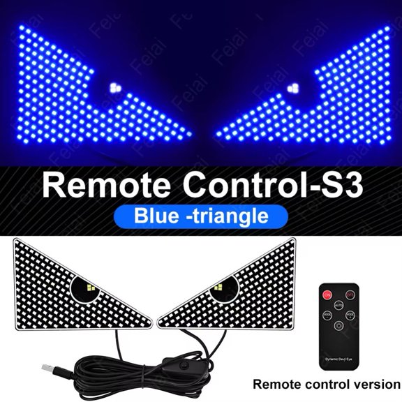 Baguer Wireless Remote Control Led Light for Car Windshield Ambient Lights Flashing