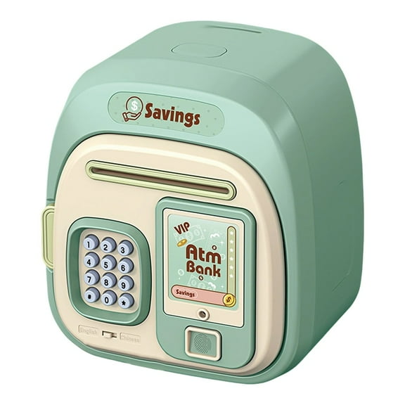 Baguer Wooden Cash Saver for Kids Interactive Savings Box with Counting Feature A