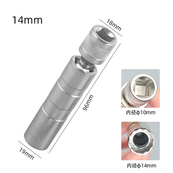 Baguer Wrench Adaptor 360 Swivel Spark Socket Removal Magnetic Installation tool,Simple Operation, One Step Use, Save Your Time