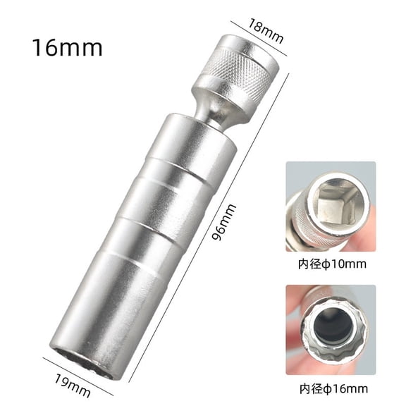 Baguer Wrench Adaptor 360 Swivel Spark Socket Removal Magnetic Installation tool,Simple Operation, One Step Use, Save Your Time