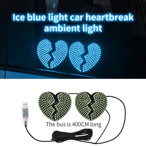 Baguer for Car Usb Led Strobe Light for Windshield With Easy Installation and Multiple Light Effects for Interior Style