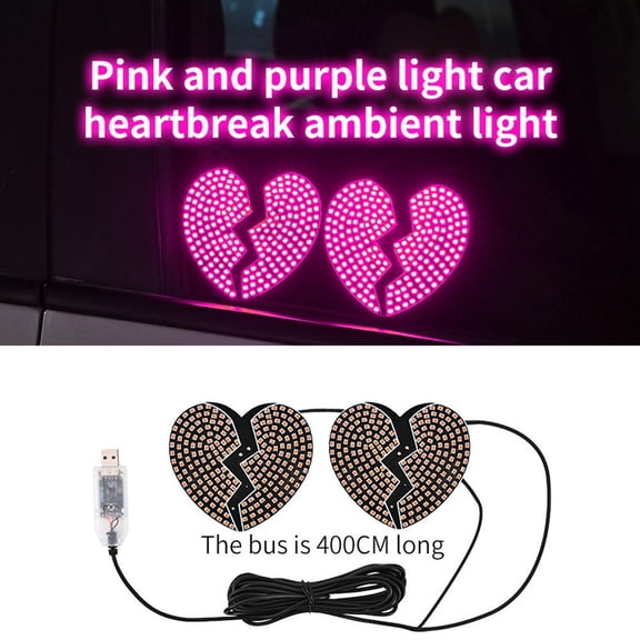Baguer for Car Usb Led Strobe Light for Windshield With Easy Installation and Multiple Light Effects for Interior Style