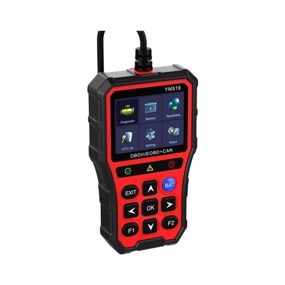 Baguer for Obd2 Scanner for Battery Tester - Check Engine Light & Emissions Readiness