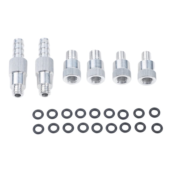 Baguer for Outboard Motor Gear Oil Pump Adapters 6 Piece Set 3/8 Inch Swivel Type
