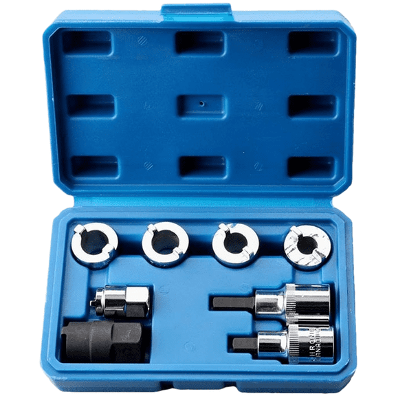 Baguer for Strut top Mount Service tool Kit 8 Piece Or 9 Piece Socket Wrench Set for Shock Absorber Mounting and Dismounting Operations
