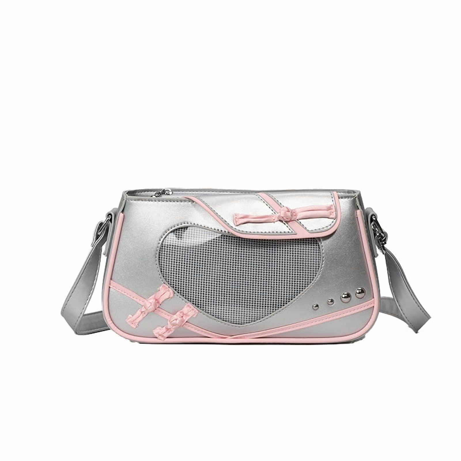 Baguery Fairycore Ita Bag - Y2K Aesthetic Anime Crossbody Bag (5.9×10.6×2.8in) Small Capacity Casual Shoulder Bag with Tassels​