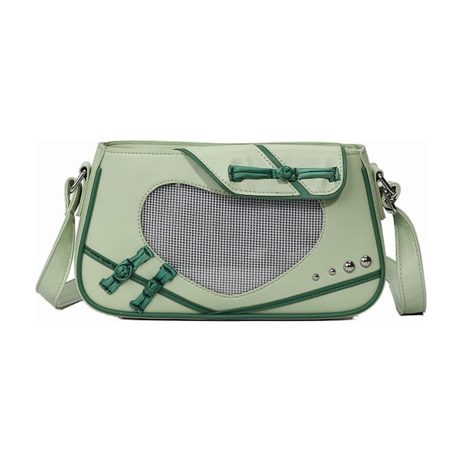 Baguery Fairycore Ita Bag - Y2K Aesthetic Anime Crossbody Bag (5.9×10.6×2.8in) Small Capacity Casual Shoulder Bag with Tassels​