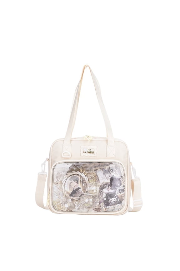 Kawaii Messenger Ita Bag - Large Capacity, Y2K Anime Japanese Style Crossbody/Shoulder, Street Snap Daypack