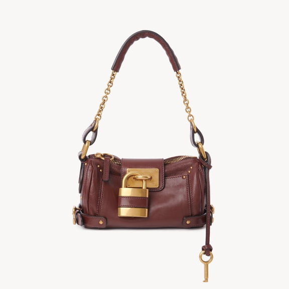 Baguery Leather Hobo Bags for Women - Retro Lock Shoulder Handbags Purses Satchel for Travel Commute​