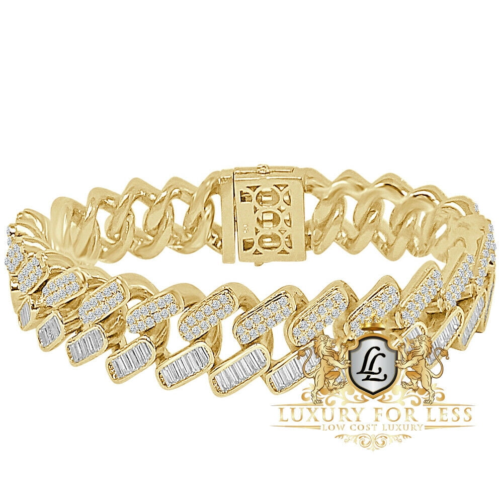 1 gram gold plated superior quality sparkling design bracelet for men –  Soni Fashion®