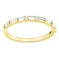 thumbnail image 1 of AFFY Baguette Cut White Natural Diamond Anniversary Band Ring 14K Solid Yellow Gold (0.25 Ct), Ring Size-7.5, 1 of 1