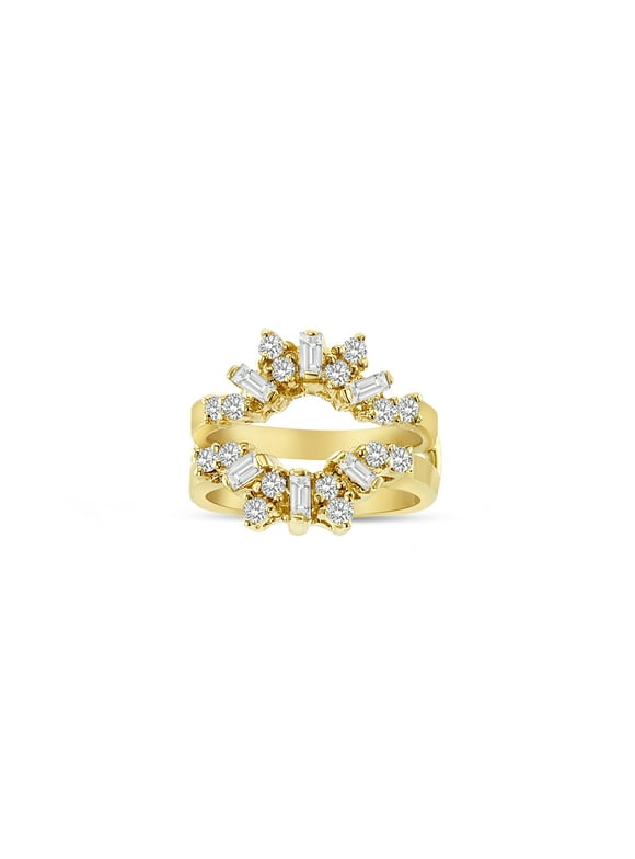 Diamond Ring Guards Baguettes