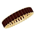 thumbnail image 1 of Rosec Jewels Natural Garnet Baguette Eternity Band for Women - Wedding Anniversary Ring - AAA Quality - Ready to Gift, 18K Yellow Gold, US 5.50, 1 of 9
