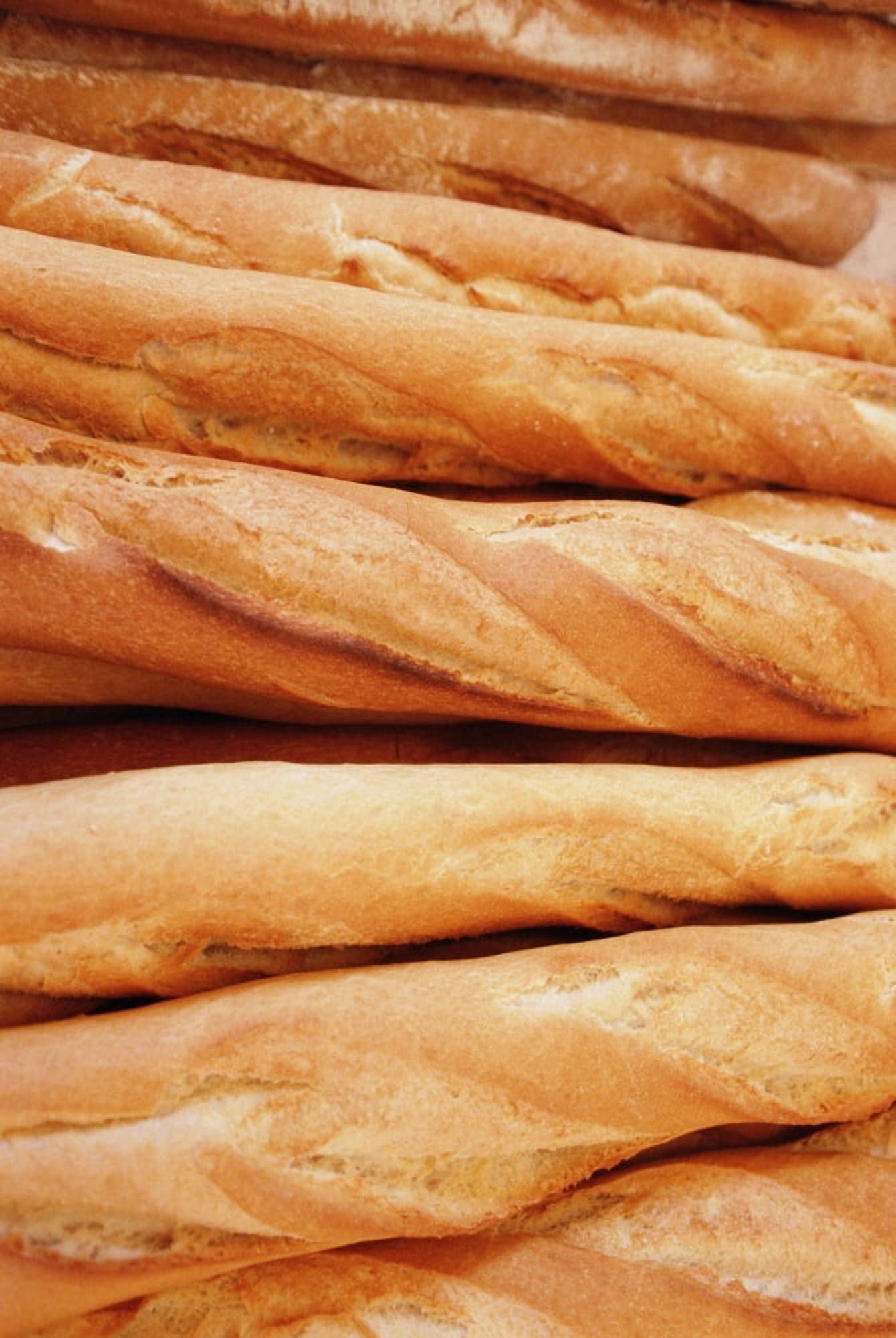 Baguettes In A Patisserie In Paris Close-Up Canvas Art - Ingrid Rasmussen Design Pics (22 x 34)