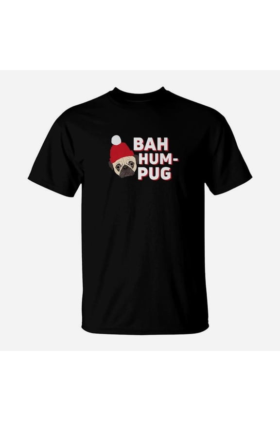 Bah Hum Pug Christmas Pugs Dog Lovers TShirt