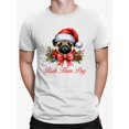 thumbnail image 1 of Bah Hum Pug - Funny Christmas Dog T-shirt Men's, 1 of 3