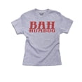 thumbnail image 1 of Bah Humbug Cranky Christmas Season Boy's Cotton Youth Grey T-Shirt, 1 of 2