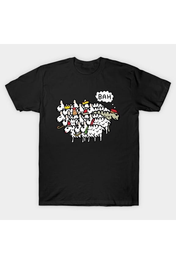 Bah Humbug Funny Scrooge Grumpy Christmas Holiday Design, H36997 T-Shirt, for Men and Women, Up to Size 5XL