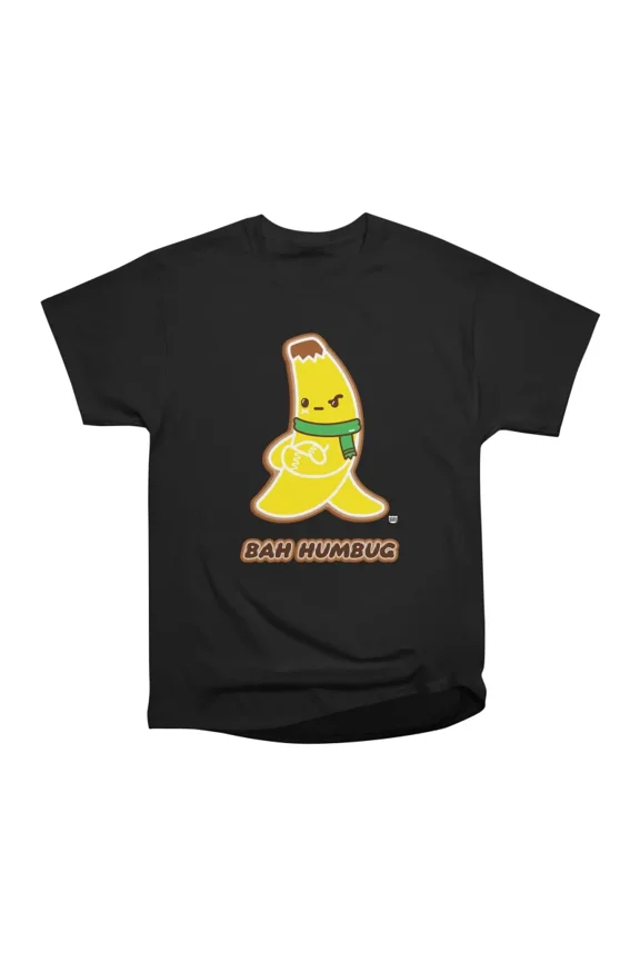 Bah Humbug Gingerbread Banana T-Shirt Tee Gift For Him Merch For Her Apparel For Friend