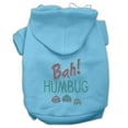 thumbnail image 1 of Christmas Pet Dog  Cat Hoodie Rhinestone, "Bah Humbug", 1 of 7