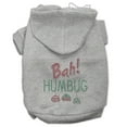 thumbnail image 1 of Christmas Pet Dog  Cat Hoodie Rhinestone, "Bah Humbug", 1 of 7