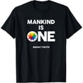 thumbnail image 1 of Baha'i Religion Prayer Baha'i Faith Quote T-ShirtMen and women, Black T-shirt, size: Extra large, 1 of 4