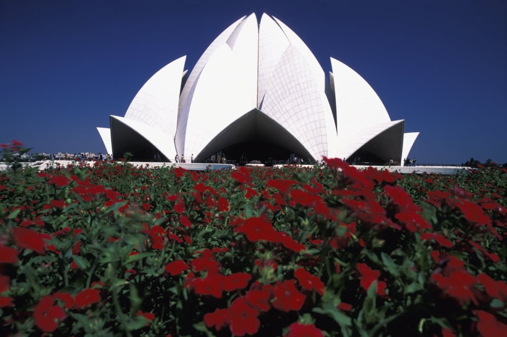 Bahai Temple Canvas Art - Neil Barclay Design Pics (38 x 24)