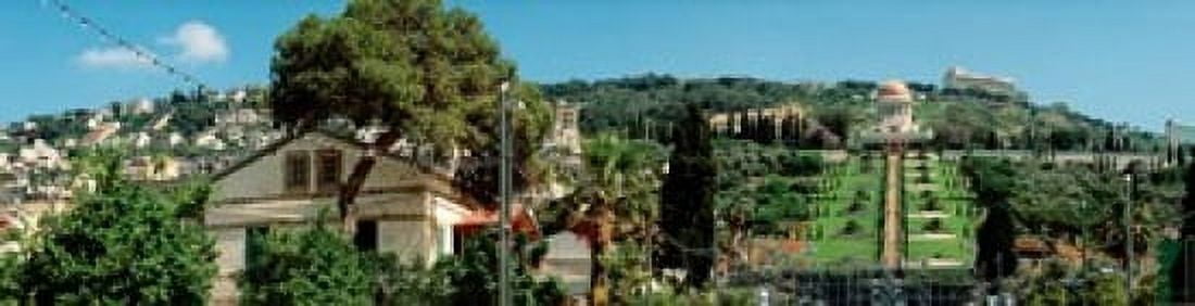 Bahai Temple on Mt Carmel Haifa Israel Canvas Art - Panoramic Images (40 x 10)