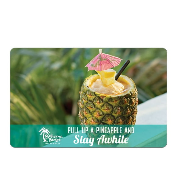 Bahama Breeze $25 Gift Card