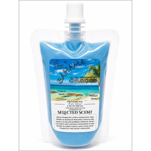 Bahama Breeze Squeezable Wax Melt Tropical Scented For Home (4Ounces)
