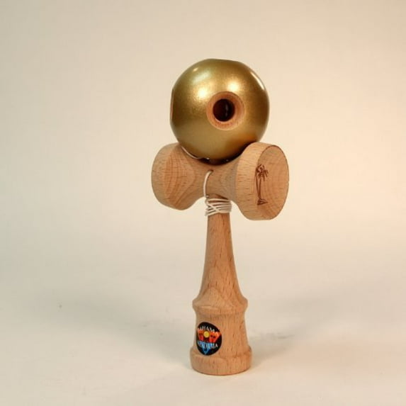 Bahama Kendama Quintama - 5 Hole Kendama - Metallic Gold