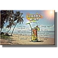 thumbnail image 1 of Bahama Mama Drink Picture on Stretched Canvas, Wall Art Decor, Ready to Hang!, 1 of 3
