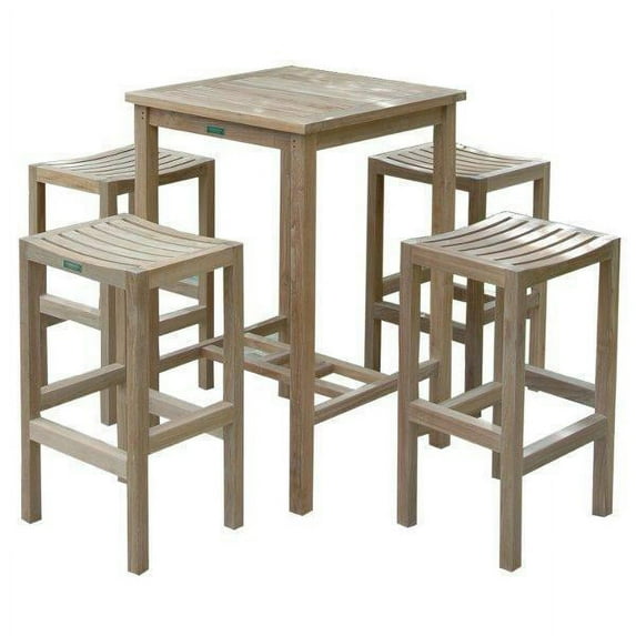 Bahama Montego 5-Pieces Square Bar Set