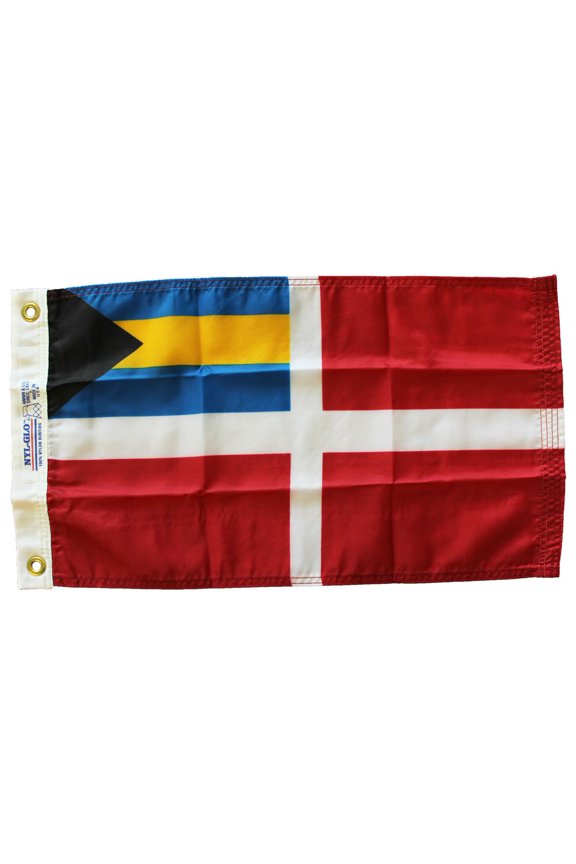 Bahamas - 12"X18" Nylon Flag (Red Ensign)