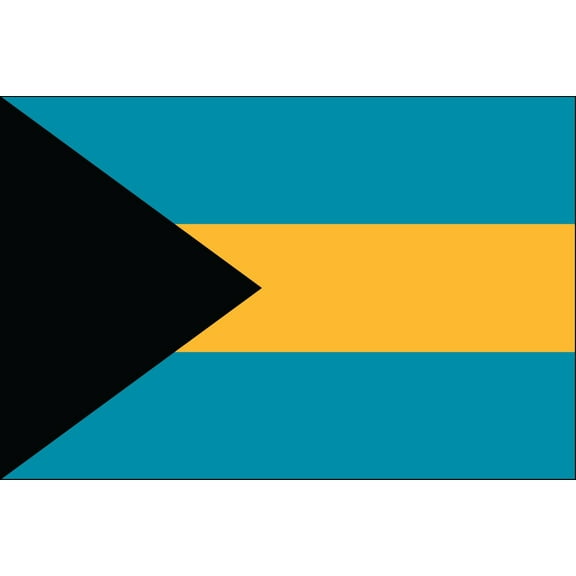 Bahamas 2' x 3' Indoor Polyester Country Flag