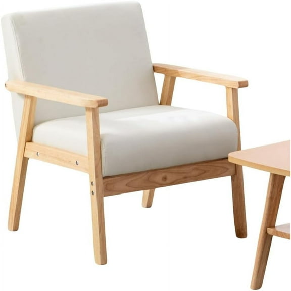 Bahamas 25" W Beige Linen Fabric Chair