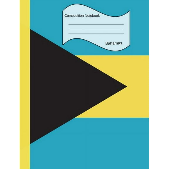 Bahamas Composition Notebook: Graph Paper Book to Write in for School, Take Notes (Paperback)