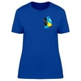 thumbnail image 1 of Bahamas Cool Butterfly Flag T-Shirt Women -Image by Shutterstock, Female Large, 1 of 2
