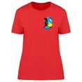 thumbnail image 1 of Bahamas Cool Butterfly Flag T-Shirt Women -Image by Shutterstock, Female Small, 1 of 2
