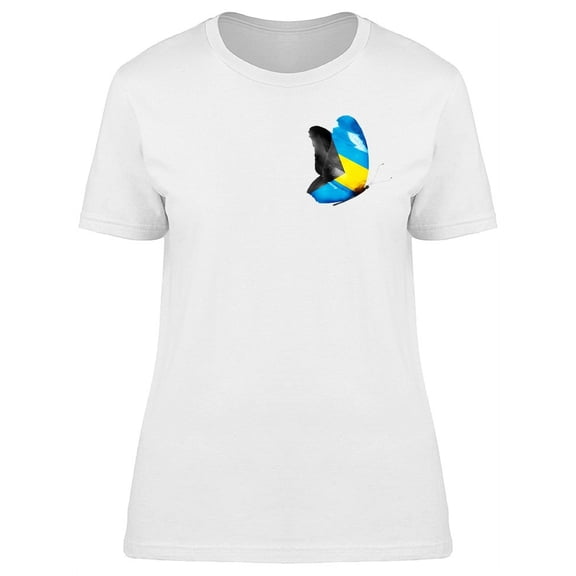 Bahamas Cool Butterfly Flag T-Shirt Women -Image by Shutterstock, Female x-Large