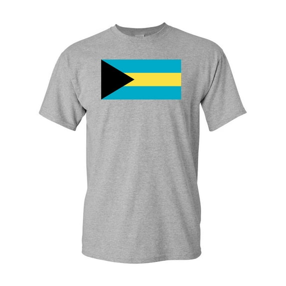 Bahamas Country Flag Adult DT T-Shirt Tee