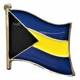 thumbnail image 1 of Bahamas Country Flag Bike Motorcycle Hat Cap lapel Pin, 1 of 2