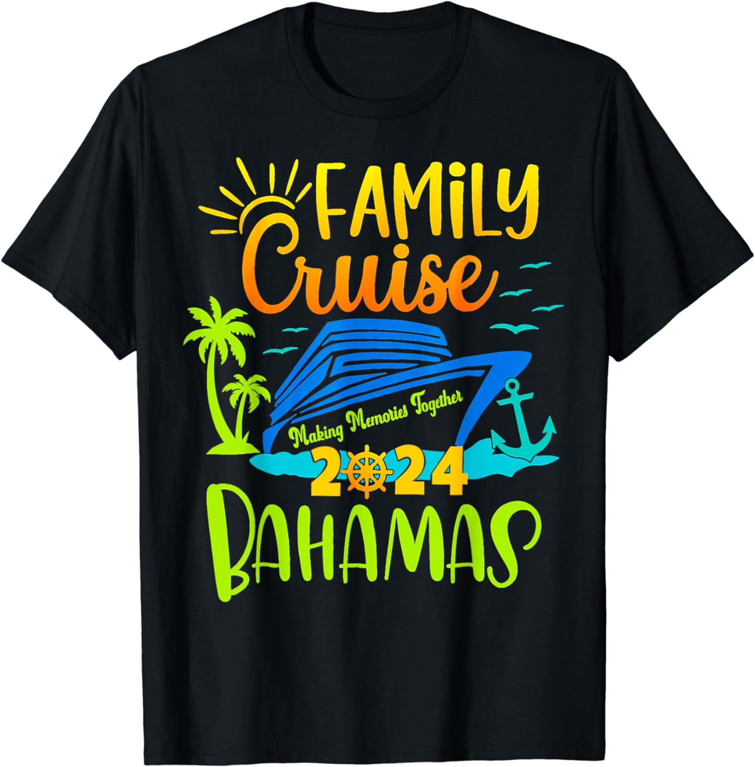 Bahamas Cruise 2024 Family Friends Group Vacation Matching TShirt
