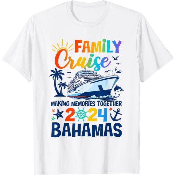 Bahamas Cruise 2024 Family Friends Group Vacation Matching T-Shirt