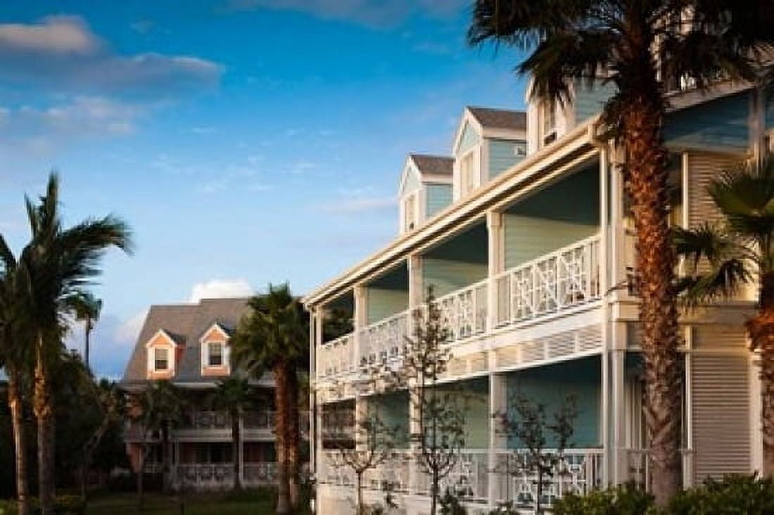 Bahamas Eleuthera Harbor Isl Valentines Hotel Canvas Art - Walter Bibikow  DanitaDelimont (18 x 12)