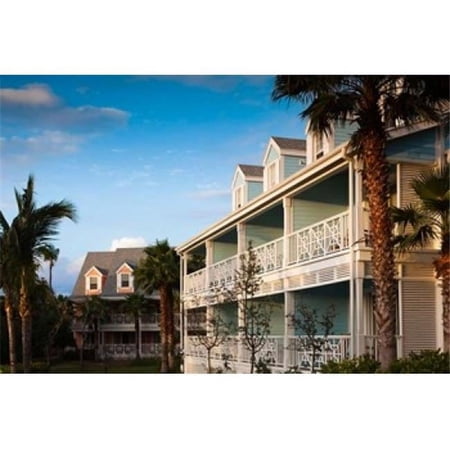 Bahamas Eleuthera Harbor Isl Valentines Hotel Poster Print by Walter Bibikow - 37 x 25 in.